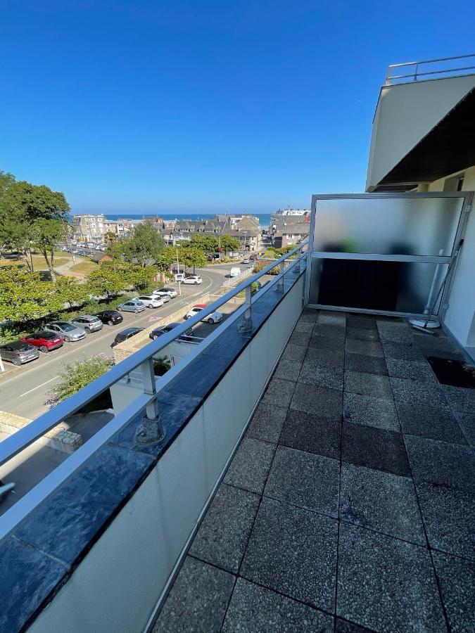 Studio Calme Avec Terrasse Vue Mer Pleneuf-Val-Andre Kültér fotó
